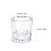 Rolabling Glass Dappen Dish Crystal Cup Dappen Dish for Nail Art Acrylic Powder Nail Art Tools (no lid 1pc)