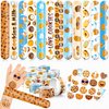 48 Cookie 24PCS Cookie Temporary Tattoos Sticker 24PCS Slap Bracelets Perfect for Themed Birthday Party Favors Baby Showers or Classroom Rewards Ideal Decor and Gifts for Girls and Boys
