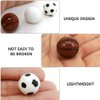 Kisangel 10Pcs Resin Sports Soccer Dollhouse Soccer Ball Mini Basketball Set Dollhouse Miniature Supply Fairy Garden Figurine (Mini Basketball and Baseball)
