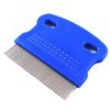 MauSong Lice Hair Comb Brushes Fine Egg Dust Nit Free Removal Stainless Steel Hair Accessories（Blue）
