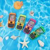 Gejoy 10 Pieces Cellphone Water Ring Game Colorful Handheld Phone Game Water Ring Toss Handheld Game Fun Gifts Valentine's Day Goodie Bags Party Favors for Teenager Birthday Contest Prize, 4 Inches