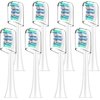 Toothbrush Replacement Heads Compatible with Philips Sonicare, Electric Toothbrush Replacement Brush Heads with Protective Cover Snap-On Toothbrushes(8 Pack) Refill DiamondClean ProtectiveClean