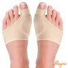 Alayna Bunion Corrector with Non-Slip Grip Insert and Gel Cushion Pad Splint Orthopedic Bunion Protector and Pain Relief Men/Women - Hallux Valgus Realignment Stops Bunion Pain (Small - 2 PCS)