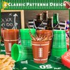 Sawowkuya 24pcs Football Cups 16OZ Football Party Decorations Cups for Football Theme Decoration