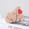 Personalized Wooden Puzzle with 2-8 Family Name,Wooden Elephant Puzzle,Customizable Wooden Puzzle for Home Decor and Thoughtful Gifts,Birthday for Mom, Dad (Elephant)