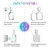 3Pack Wall Mount Holder for eero Pro 6e/Pro 6 Mesh Wi-Fi System,Outlet Wall Mount Stand Bracket for eero Pro 6e tri-Band Mesh,Wall Bracket for eero Pro 6 Extender Router Wire Organizer[Upgraded]