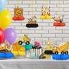 Construction Birthday Party Supplies Kit - Construction Themed Honeycomb Centerpiece ，Table Decorations for Kids' Construction Themed Birthday Party Decorations