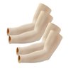 Aegend Sun Protection Cooling Arm Sleeves Sun Sleeves for Men & Women for Cycling, Running, Basketball, Football, Golf, Volleyball, Driving, Light Beige 2 Pairs