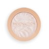 Revolution Beauty, Reloaded Pressed Powder Highlighter, Intensely Pigmented for a High Impact Dewy Finish, Peach Lights, 0.22 Oz.