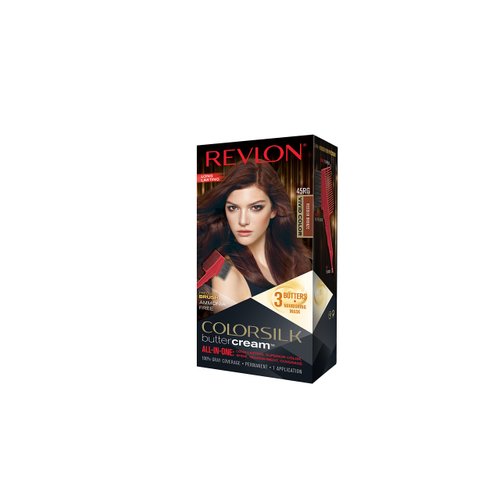 Revlon Colorsilk Buttercream Hair Dye, Vivid Reddish Bronze, Pack of 1