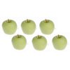 Dollhouse Miniature Set of 6 Green Granny Smith Apples