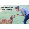 Vehomy 8Pcs Christmas Dog Tennis Balls Dog Xmas Squeaky Tennis Ball Toy Xmas Green and Red Puppy Interactive Toys for Small Medium Dogs Training Playing