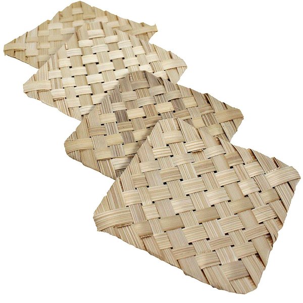 Bonka Bird Toys 3428 Pk4 4-Inch Palm Mat Foot Talon Craft Part Bird Toy