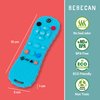 BEBECAN Silicone Baby Remote Teether - The Perfect Distraction Remote Control Toy, Safe Food Grade Silicone BPA Free Baby Teether Remote for Baby, Baby Remote Teether Control for Baby