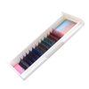 Scala 5 Colors Mix Gradient Rainbow Colorful 12 Rows/tray C Curl 0.10 Flash Eyelash Extension Nature Long Gradient Mink False Individual Eye Lashes Makeup Mink Fake False Eyelashes (13mm)