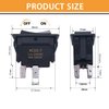 mankk On-Off Switch 12V 20A 4 Pins DPST Rocker Switch Panel RV Light Switch for RV Trailers Camper Boats KCD2-7-201-B1-DZ