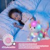 Glow Guards 13'' Lying Light up Rainbow Cat Plush Toy Rainbow Kitty Soft Stuffed Animal Bed Night Light Birthday for Toddler Kids