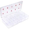1p Empty Storage Box Case Container Compartment for Nail Art Tips