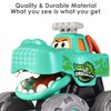 iPlay, iLearn Toddler Monster Truck Toys, Baby Cars for 1 2 3 Yr Old Boy, BigWheels Play Vehicles, Pull Back, Friction Powered, Push Go Animal Car, Cool Birthday Stocking Gifts 12 18 24 Month Kid Girl