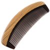 Breezelike Hair Comb - Wooden Fine Tooth Comb for Women, Men and Kids - No Static Sandalwood Buffalo Horn Comb