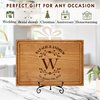 Crafted Treasures Customized Cutting Boards - Personalized Anniversary Gift for Couple - Custom Engraved Charcuterie Board - Best Present Idea for Wedding, Bride, Bridal Shower, Housewarming,Christmas