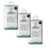 DAILY CONCEPTS Daily Body Scrubber, Soy-Based and Organic Cotton. The Bath Sponge Deeply Cleanses The Skin and Creates A Rich Foamy Lather. The Outer Texture Provides A Gentle Exfoliation - Pack of 3