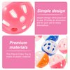 POPETPOP Bird Bell Balls Plastic Bird Ball Toy : 12pcs Bird Toys Bird Chewing Balls Colorful Cockatiel Balls with Bell Cat Toys Bird Cage Toy Bird Chewing Toys for Parrot Lovebirds, Random Color