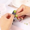 120 Pieces Peel Off Nail Stickers Tape Spill-Proof Stickers Plastic Nail Polish Protector for Nail Painting Decoration