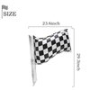 DIADARL Checkered Black and White Racing Flag Balloons Checkered Flag Balloons Race Car Theme Party Supplies Boys Birthday Race Car Theme Party Decor Supplies