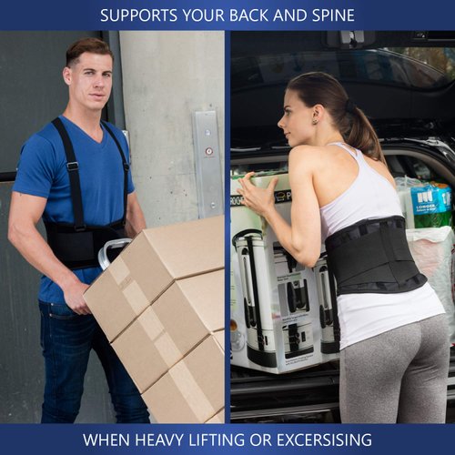NYOrtho Back Brace For Women & Men - Instantly Relieves Back Pain - Back Support Brace - Back Support Belt For Surgeries - Maximum Posture & Spine Support - Adjustable & Breathable - 7XL 62-66 in