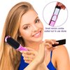 Travel Hair Brush with Mirror,2 Pack Folding Hair Brush Travel Size Hair Massage Comb Compact Hair Brush Foldable Pocket Hairbrush for Women and Men, Hair Styling Tools (Pink & Gradient)