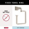 Delta Faucet Dryden Towel Ring, Stainless, Bathroom Accessories, 75146-SS, Brilliance Stainless Steel