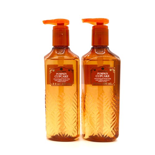 Pumpkin Cupcake, Bath and Body, Cleansing Gel Hand Soap, 8 fl oz each, 2 pack