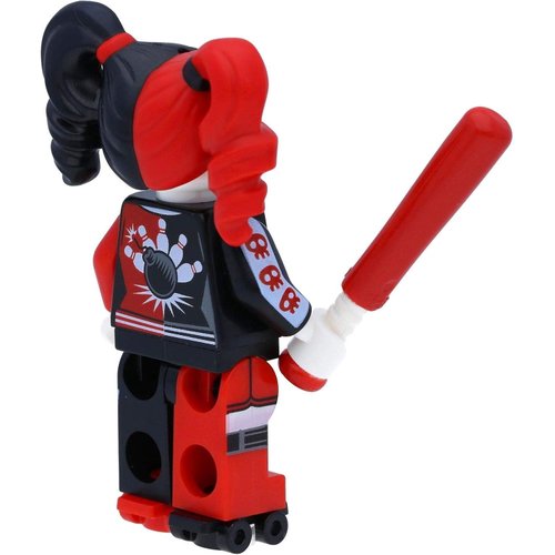 LEGO Harley Quinn Minifigure: with Pigtails and Baseball Bat