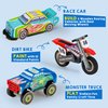 JOYIN Kids Craft Kit Build & Paint Your Own Wooden Race Car Art & Craft Kit DIY Toy Make Your Own Car Truck Toy Construct and Paint Craft Kit, Presents for Kids