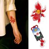 PUSNMI Japanese Traditional Tattoo Old School Stickers for Men Women Japan Cherry Blossoms Wind Chimes Lucky Charm forArm Leg Neck for Festival Club