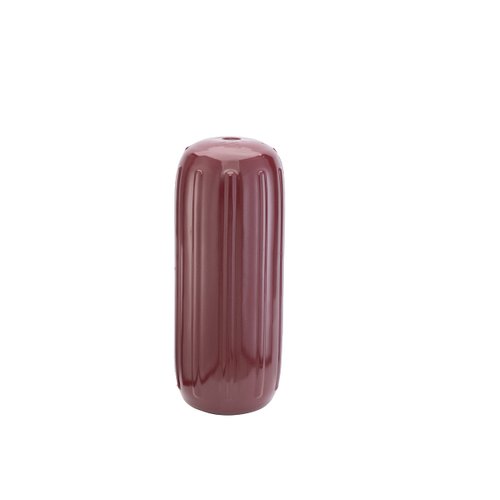 Taylor Made Big B Inflatable Boat Fender, Burgundy (6" x 15") End-to-End Line Passage Fits 5/8" Rope, Hangs Horizontally or Vertically, Ribbed Technology, Needle Valve, Marine-Grade Vinyl - 531025