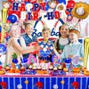 Baseball Party Decorations 194 Pcs Baseball Birthday Party Decorations Include Baseball Happy Birthday Banner Tabelcloth Baseball Balloons Cake Toppers Plates Cups Stickers