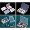 Clear Plastic Playing Card Boxes Snaps Closed Poker Gaming Playing Card Deck Cases Holder Plastic Storage Box Clear Trading Card Box Plastic Card Storage Organizer for Bank Business Card (10Pcs)