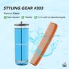 Styling Gear #303 Wide Tooth Comb Hair Detangling Comb Styling For Women, Men, Hair Stylists, Hair Comb, Wide Teeth Combs Fine Tooth Clipper Combs. 2 Piece (Tan)