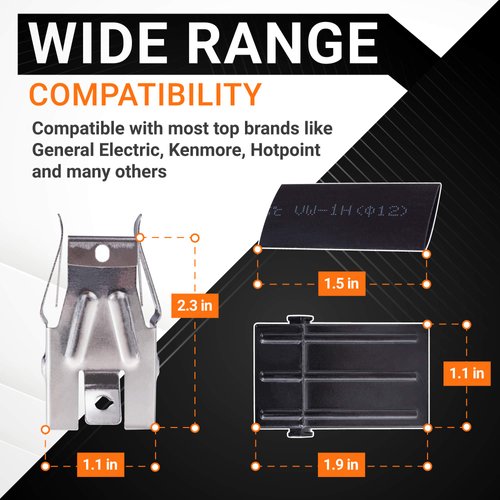 Ultra Durable WB17T10006 Range Surface Burner Terminal Block Kit Replacement Part by BlueStars – Exact Fit for GE Kenmore Hotpoint Ranges/Stoves/Ovens - Replaces AP3203326 WB17K10003 - Pack of 4
