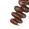 Biliisyff Piano Color P4/30 Bundles Ombre Body Wave Bundles Human Hair Bundles Brown Highlight Bundles Brazilian Remy Hair Two Tone Brown Mixed With Dark Brown Bundles for Black Women(20 22 24 inch)