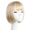 HSPCYGG Bob Wigs Short Daily Blonde Wig with Bangs 10" Straight Synthetic Halloween Costume Cosplay Wigs for Women