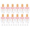 JEWMIA 12 Pcs Ice Cream Shaped Empty Lip Gloss Tubes, 0.2oz Empty Lip Balm Containers Refillable Lip Balm Bottles for Lip Gloss and Eyelash Growth Oil