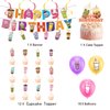 Bubble Tea Party Decorations Boba Tea Birthday Party Supplies Includes Boba Tea Birthday Banner, Spirlas, Cake Topper, Cupcake Toppers, Balloons for Boba Tea Party Decorations