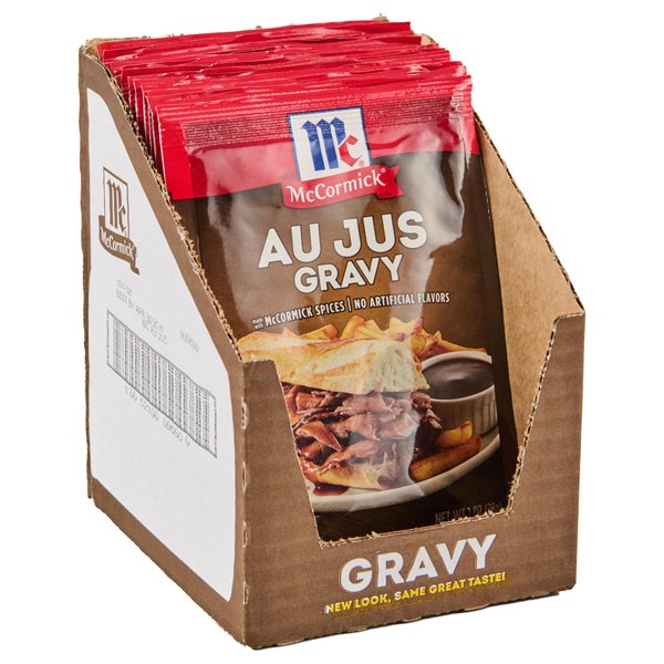 McCormick Au Jus Gravy Mix, 1 oz (Pack of 12)