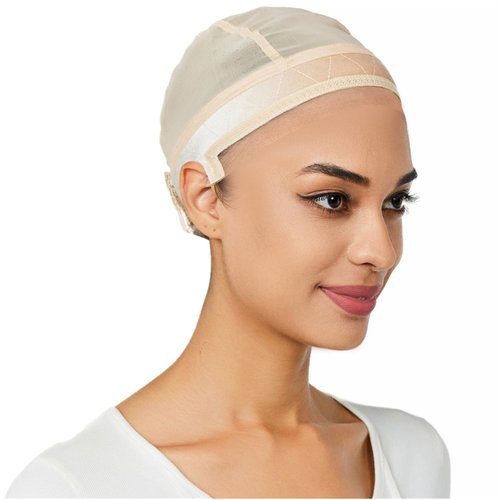 lucicass Wig Cap Wig Grip Cap for Keeping Wigs in Place Non Slip Wig Cap with Velvet Wig Grip Band Make Your Wig Be Glueless Wig Caps for Women(Nude)