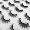 Vayator 10 Pairs 3D Mink Lashes Natural False Eyelashes Dramatic Volume Fake Lashes Makeup Eyelash Extension Silk Handmade Eyelashes (Y004)
