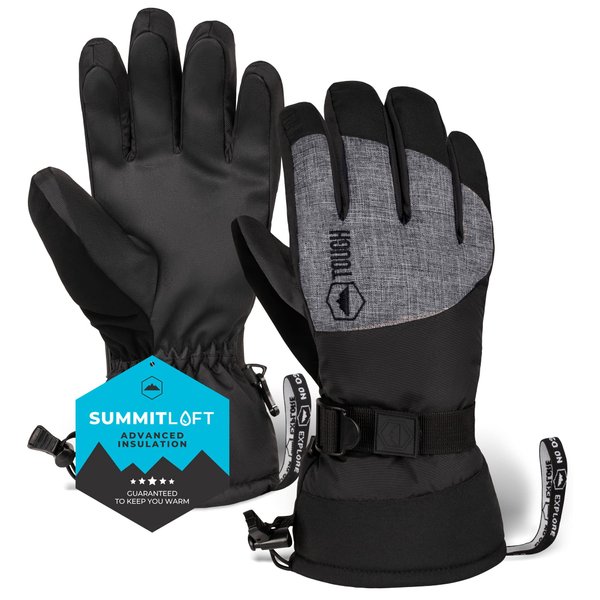 Tough Outdoors Men's Winter Gloves - Ski Gloves - Adult Snow Gloves for Men & Women - Snowboarding Gloves & Skiing Gloves - Waterproof Gloves & Insulated Gloves - Winter Snowboard Gloves Men & Women