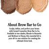 Brow Bar To Go by Gerard Cosmetics (Blonde to Brunette) | Brow Trio Kit with Brow Powder, Brow Wax, and Angled Brush | Eyebrow Powder Light Brown | Cruelty Free & Made in the USA